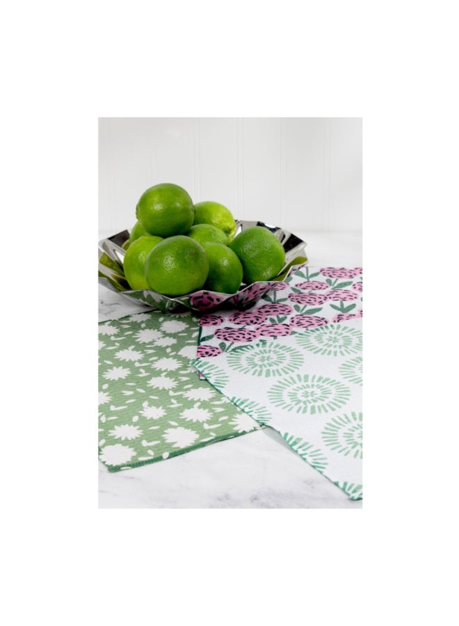 Mukitchen 3-Piece Dandy Vibe Dish Cloth Set Multicolour 10 x 10 Inch 6673-2507 - Image 5